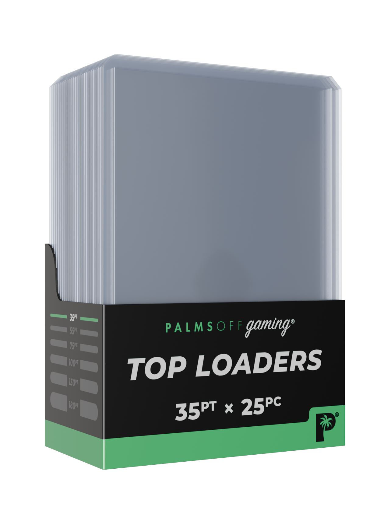 Palms Off Gaming - 35pt Top Loaders - 25 Pack