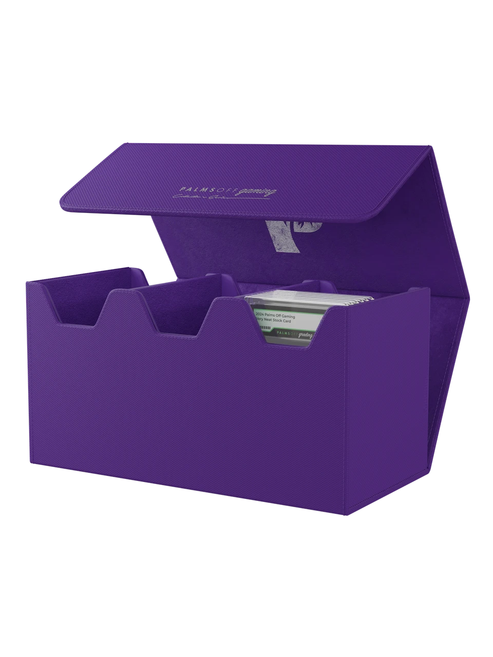 Palms Off Gaming Large Graded Card Case Purple