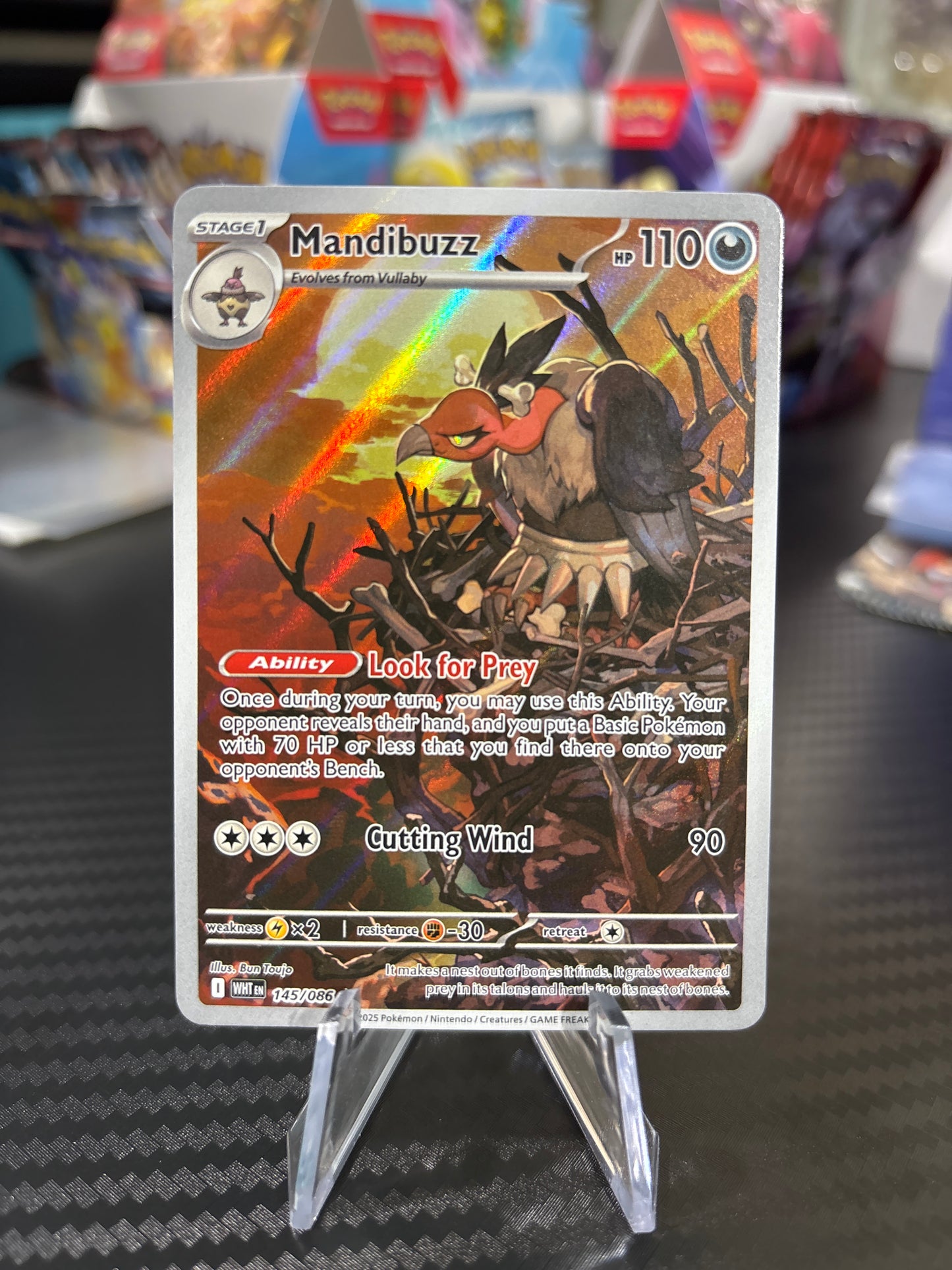 Mandibuzz #145 - Illustration Rare - White Flare