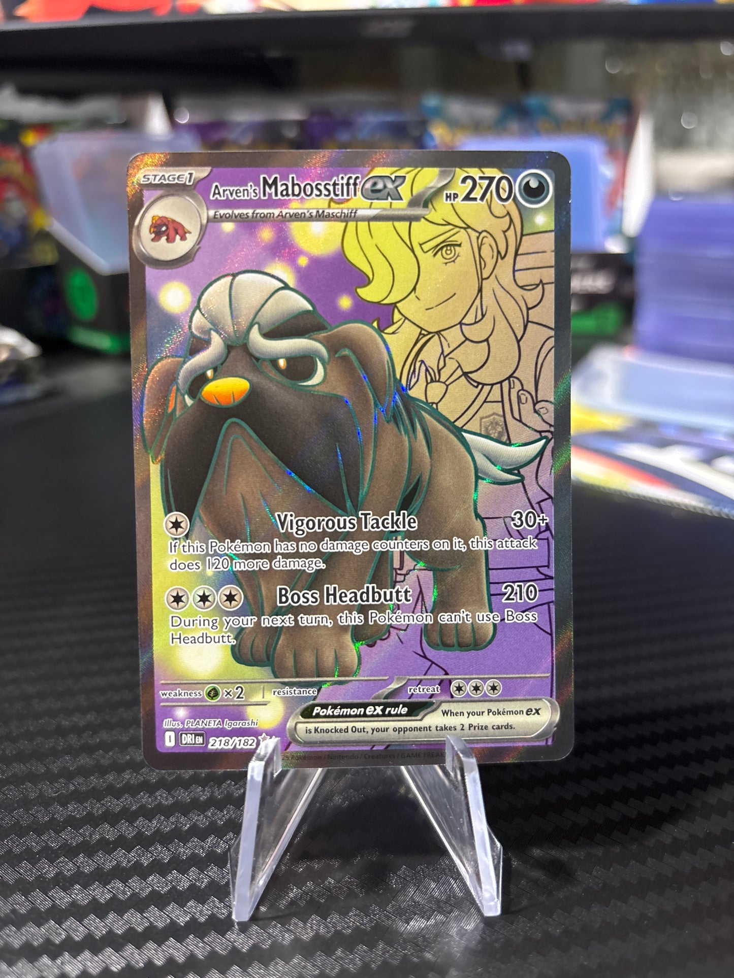 Arven’s Mabosstiff EX #218 - Destined Rivals