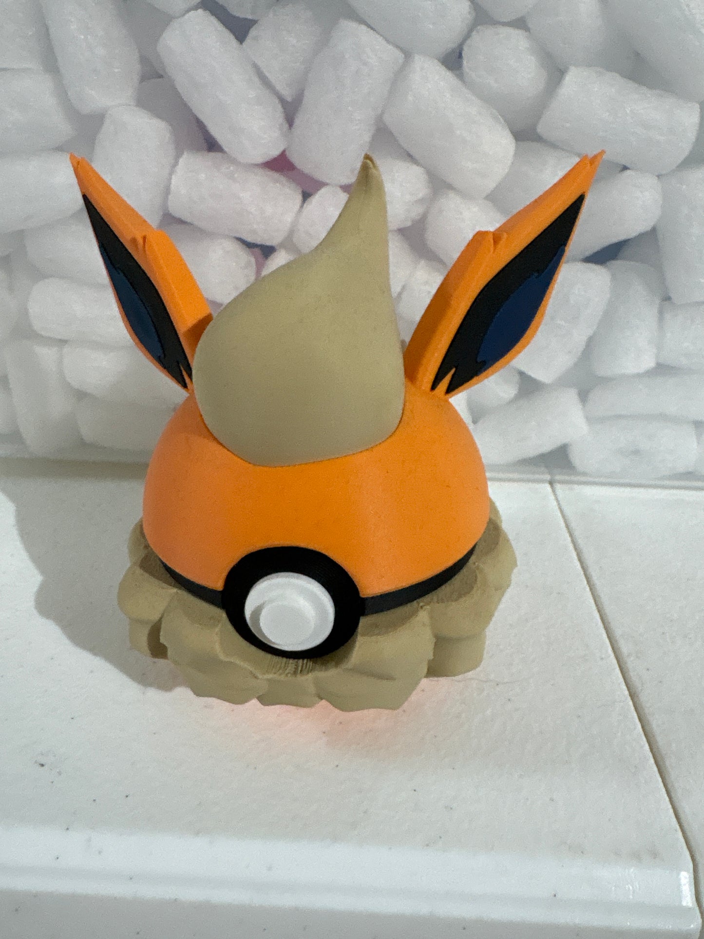Flareon 3D Printed Pokeball