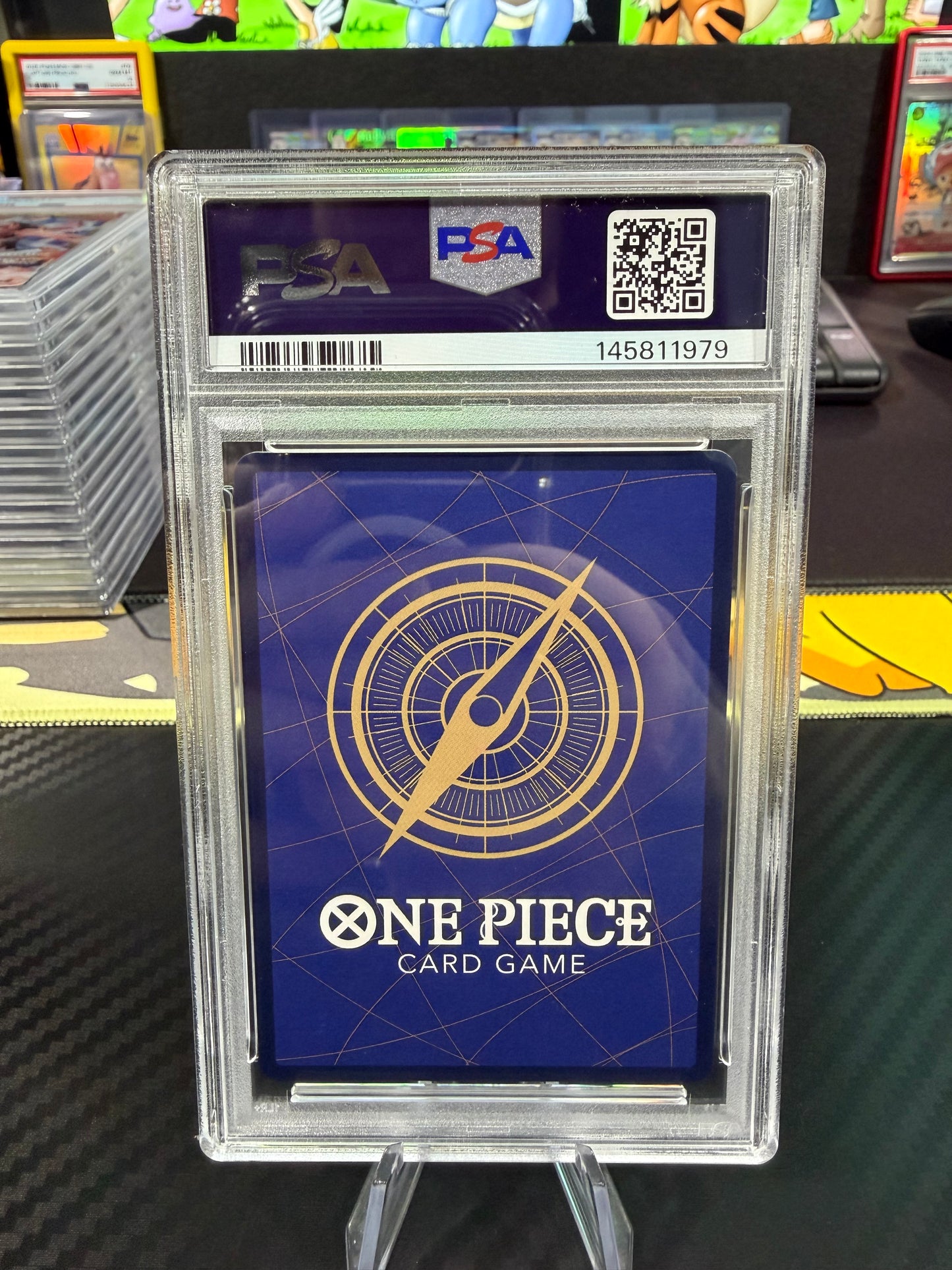 PSA 10 - Monkey D Luffy - SEC - OP05-119 - One Piece PRB01 Japanese