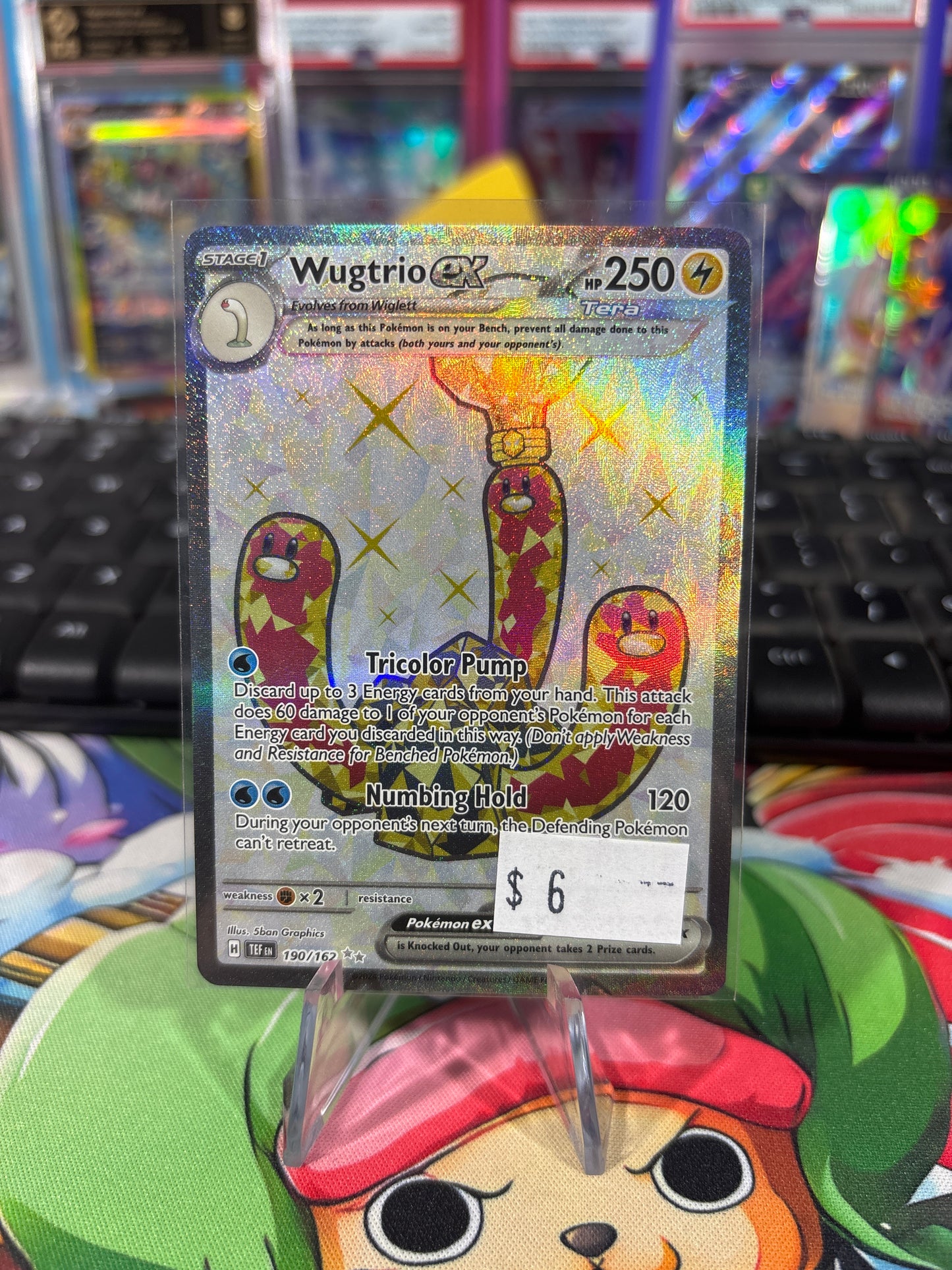 Wugtrio EX - 190/162 - Full Art - Temporal Forces - NM