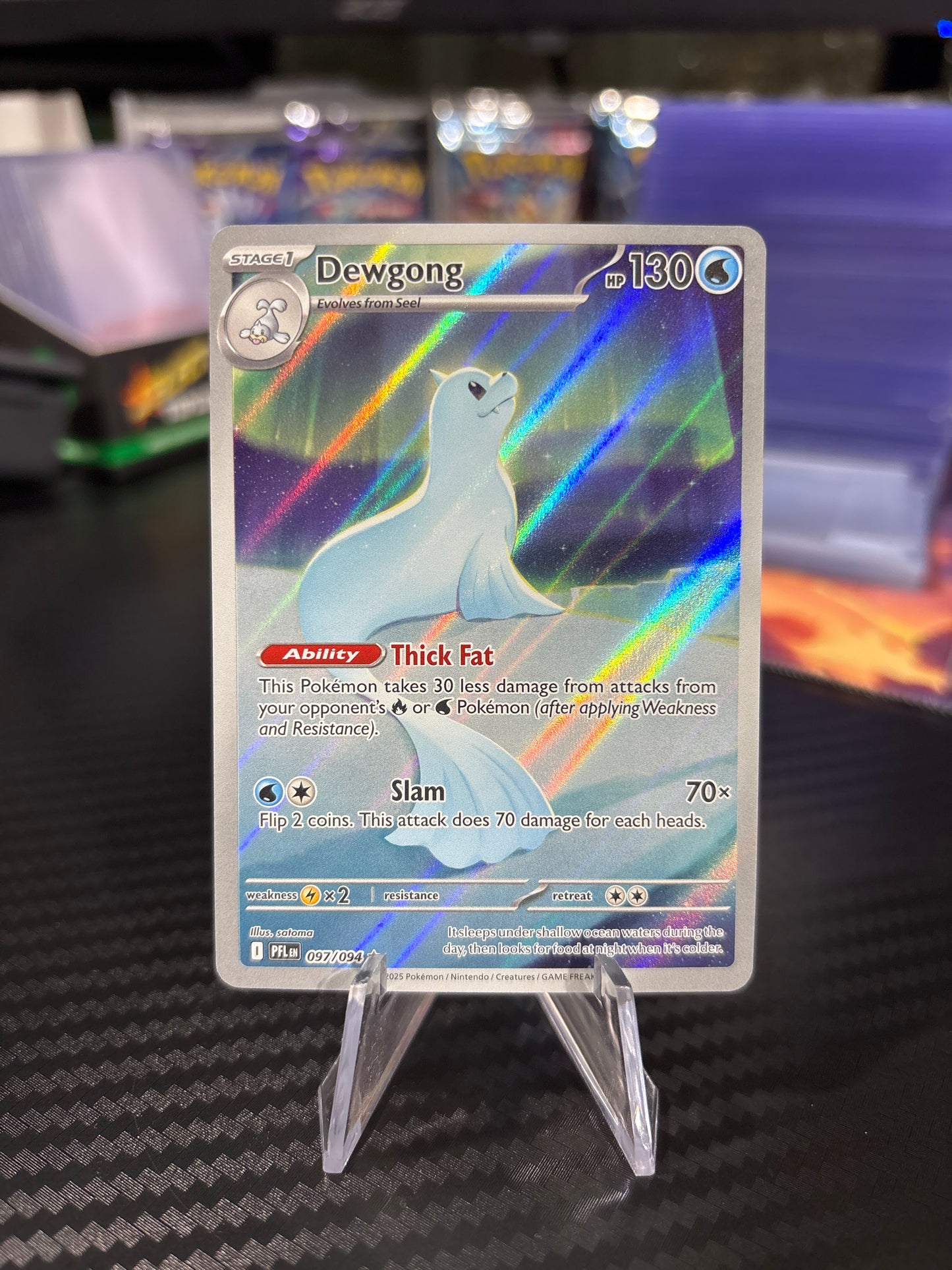 Dewgong - 097/094 - Illustration Rare - Phantasmal Flames - NM