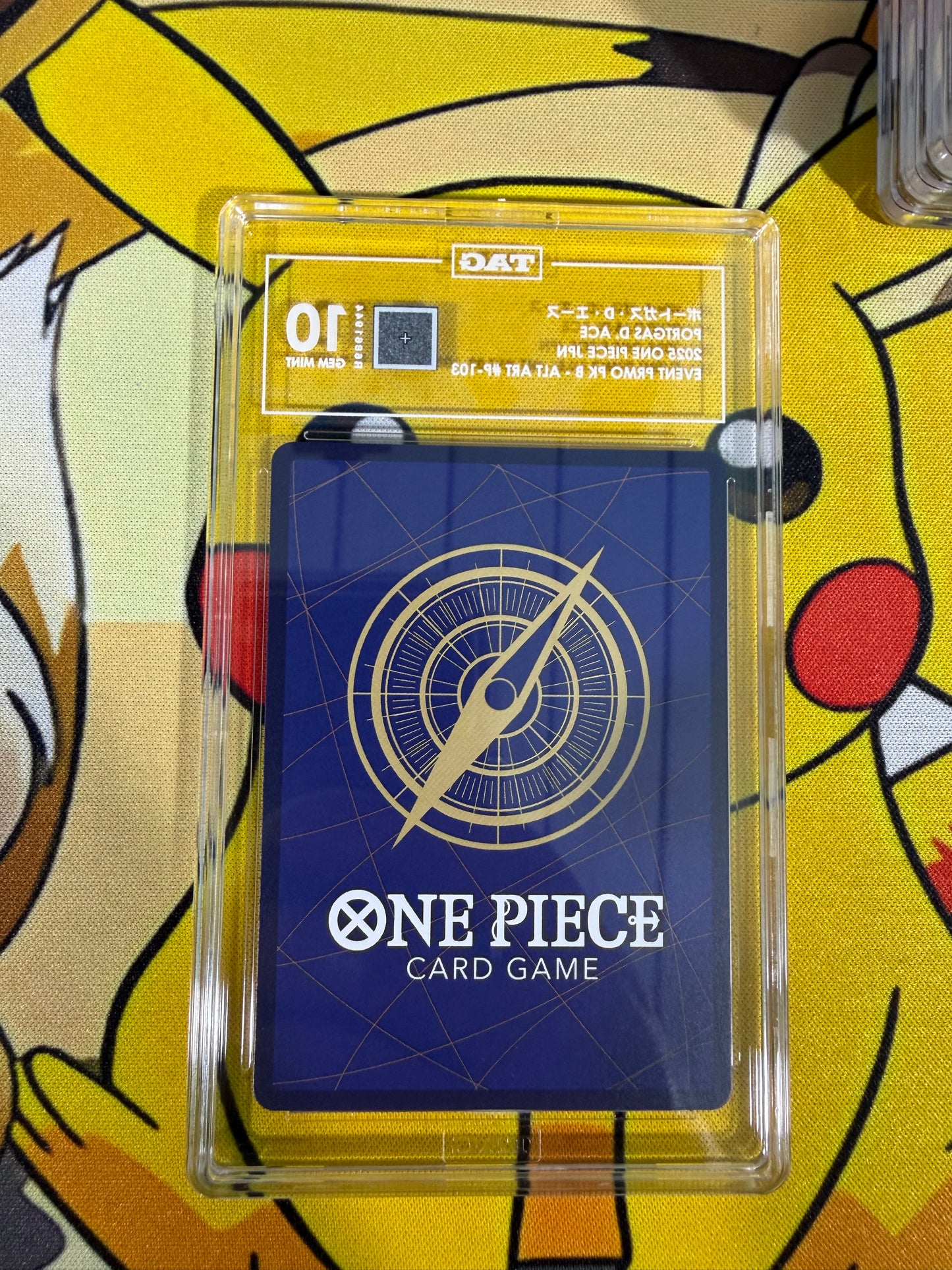 TAG 10 - Portgas D Ace - P-103 - Japanese Promo