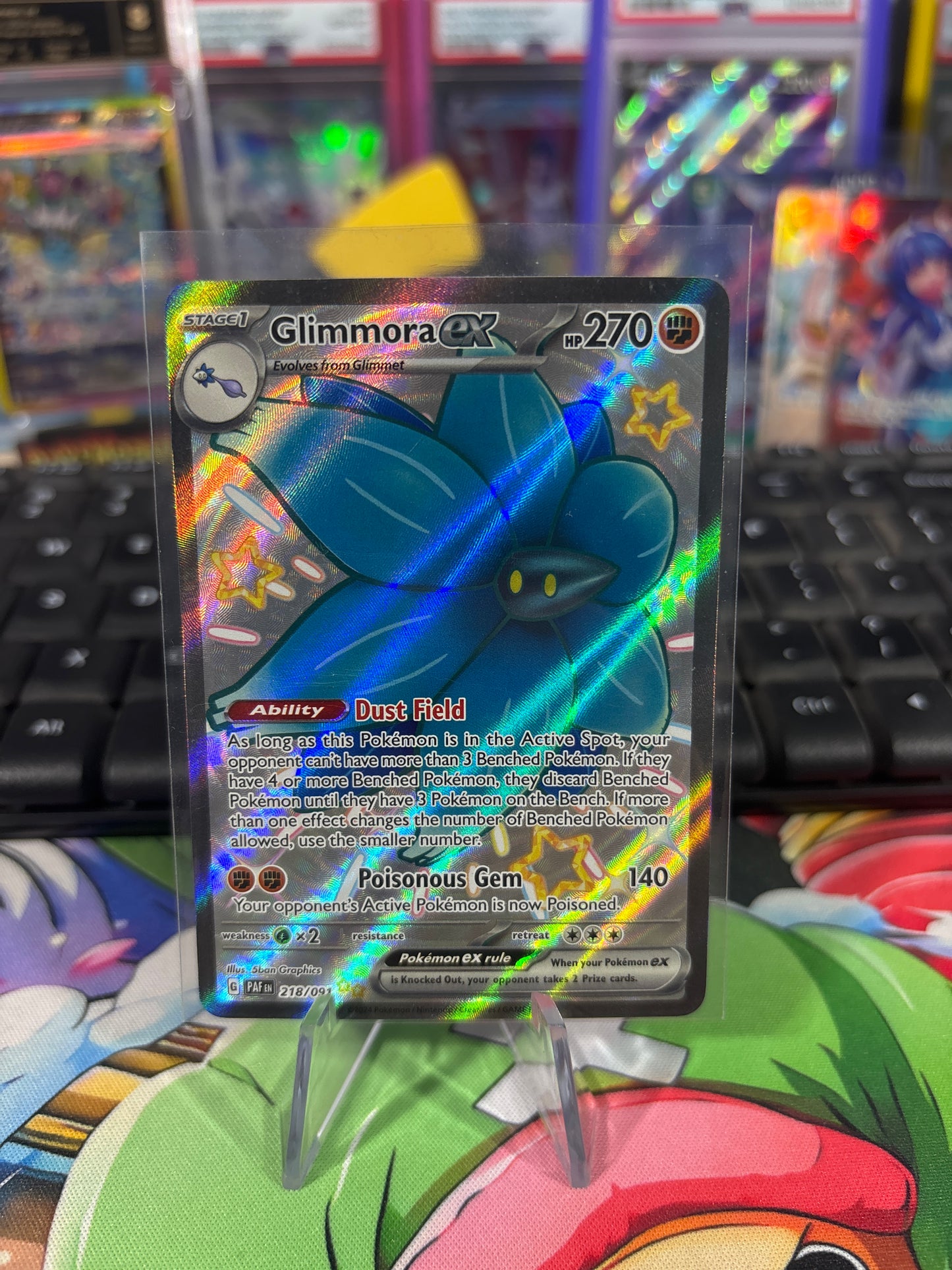 Glimmora EX #218 - Paldean fates