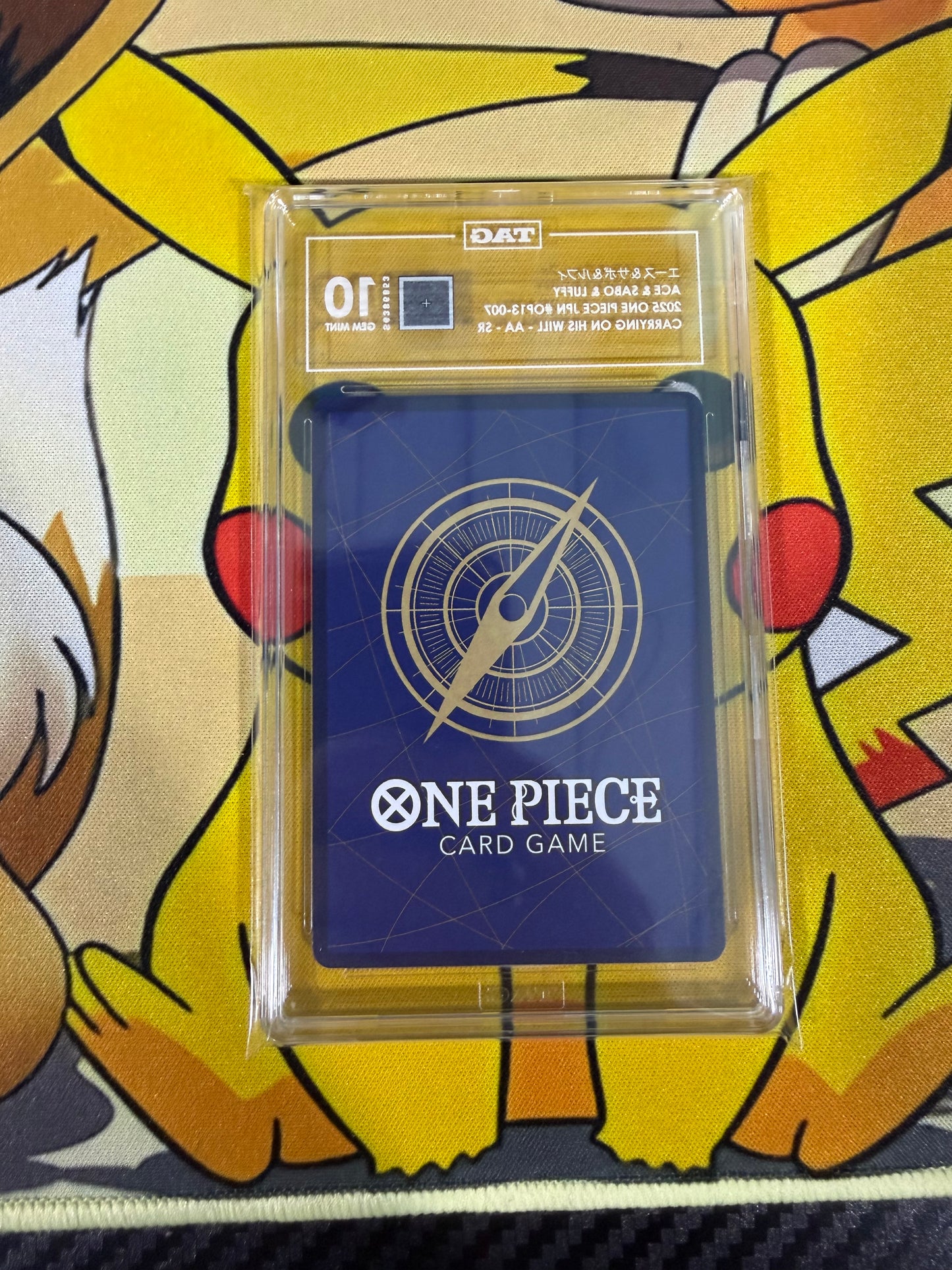 TAG 10 - Ace & Sabo & Luffy - OP13-007 - Alt Art - Japanese Carrying On His Will