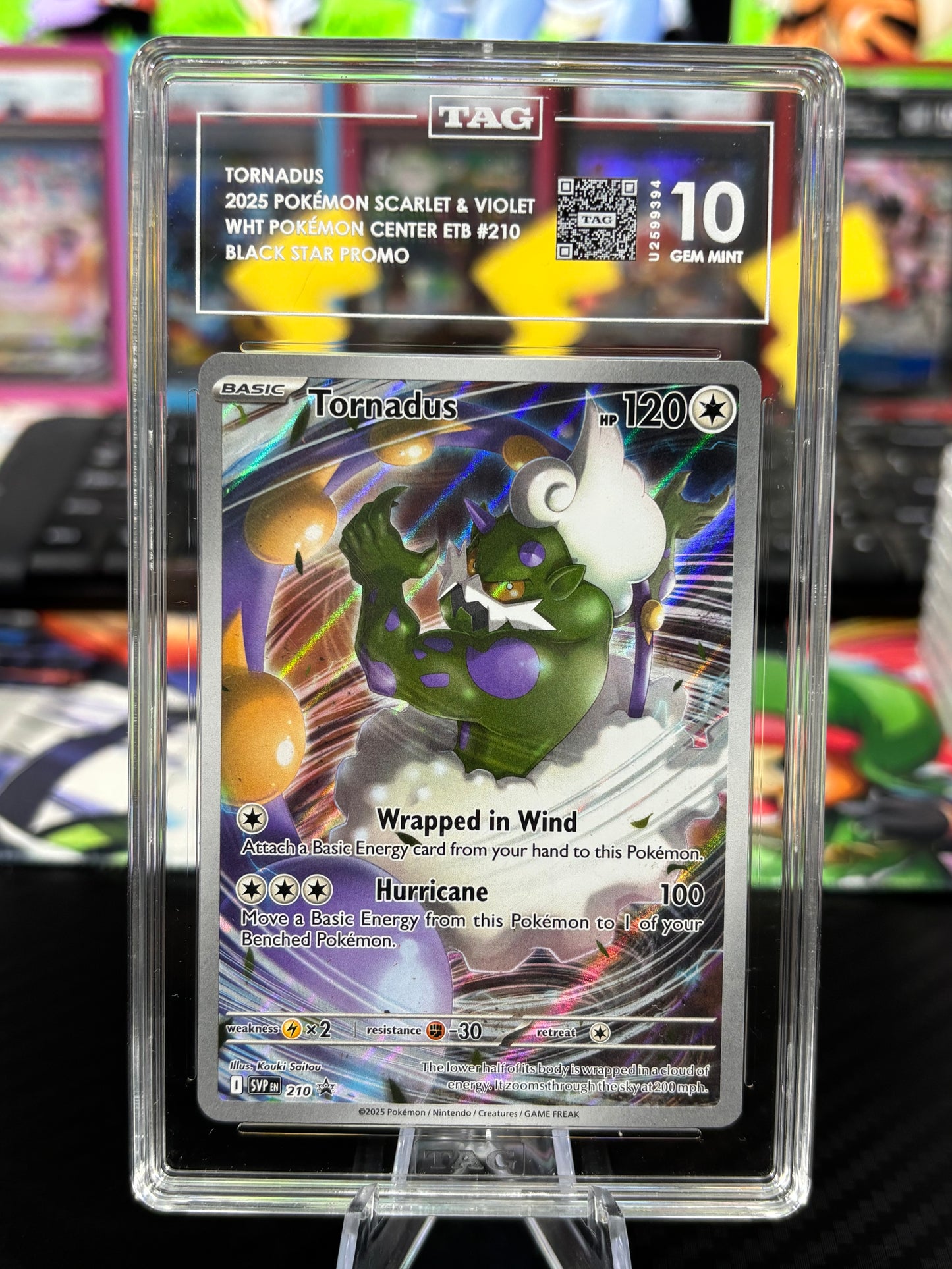 TAG 10 - Tornadus - Black Star Promo 210 - Scarlet & Violet