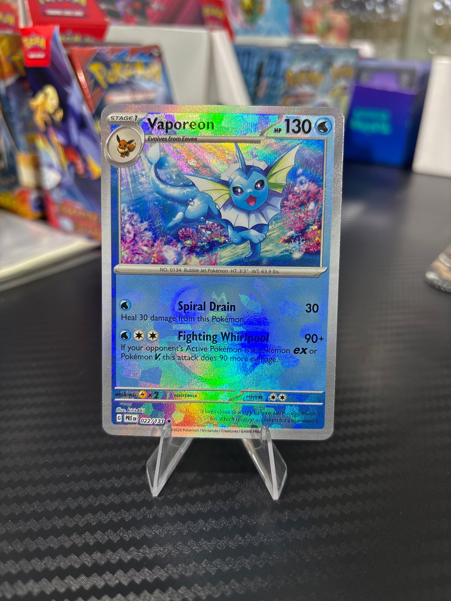 Vaporeon (Masterball) #22 - Prismatic Evolutions