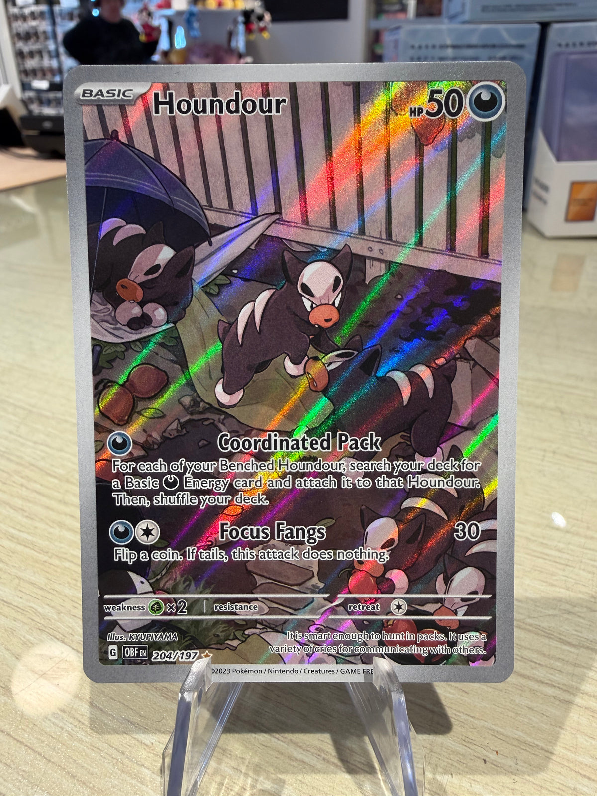 Houndour - 204/197 - Obsidian Flames