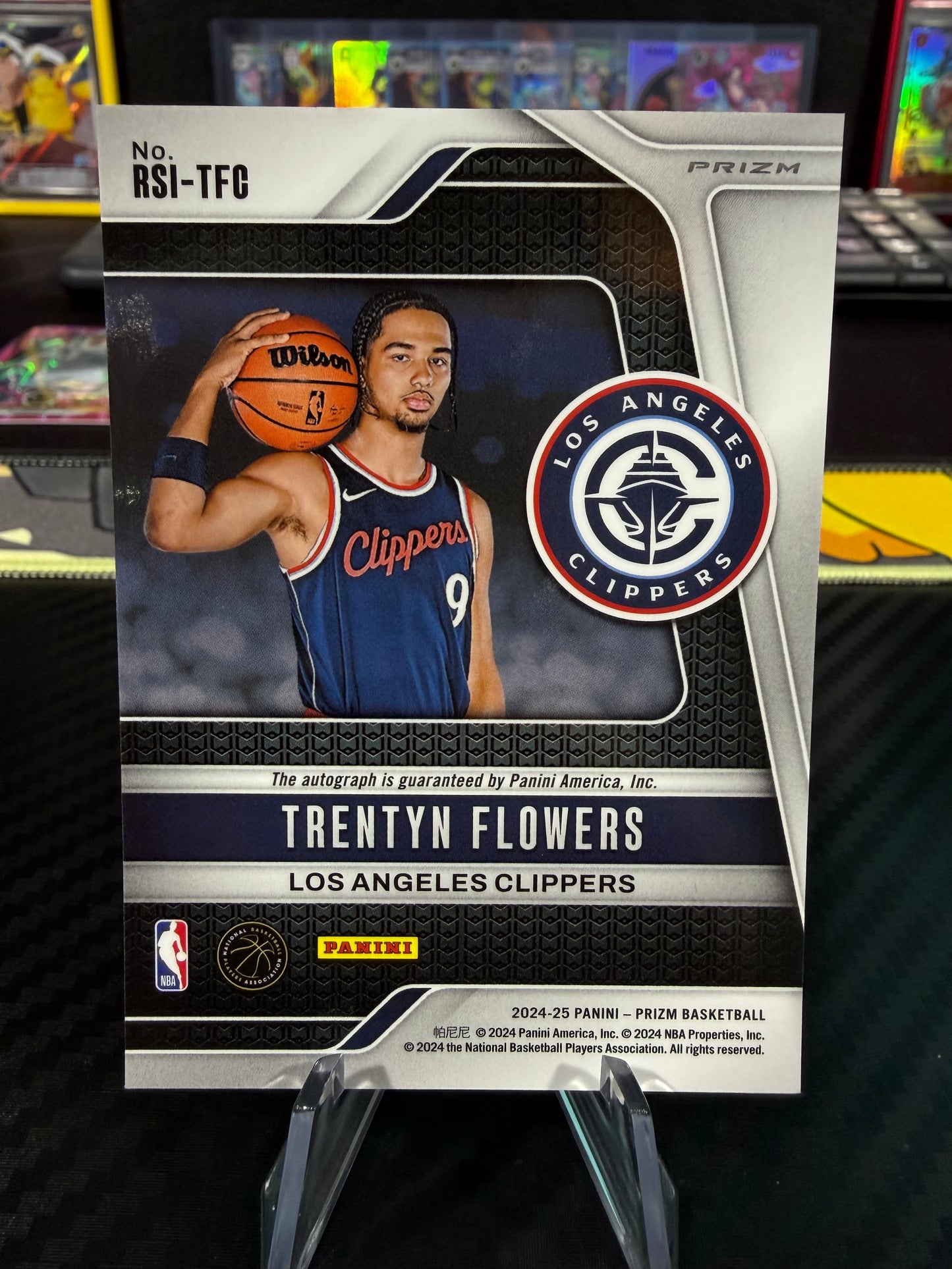 Trentyn Flowers - Panini Prizm Rookie Signature #RSI-TFG