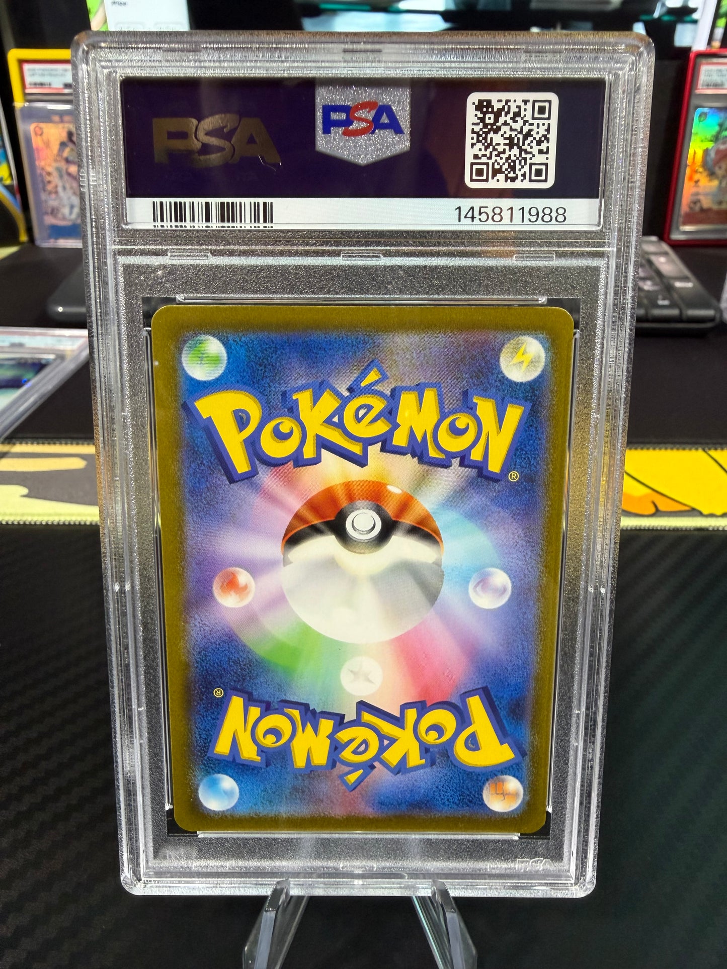 PSA 10 - Houndour - Art Rare - 115/108 - Japanese Ruler of The Black Flame