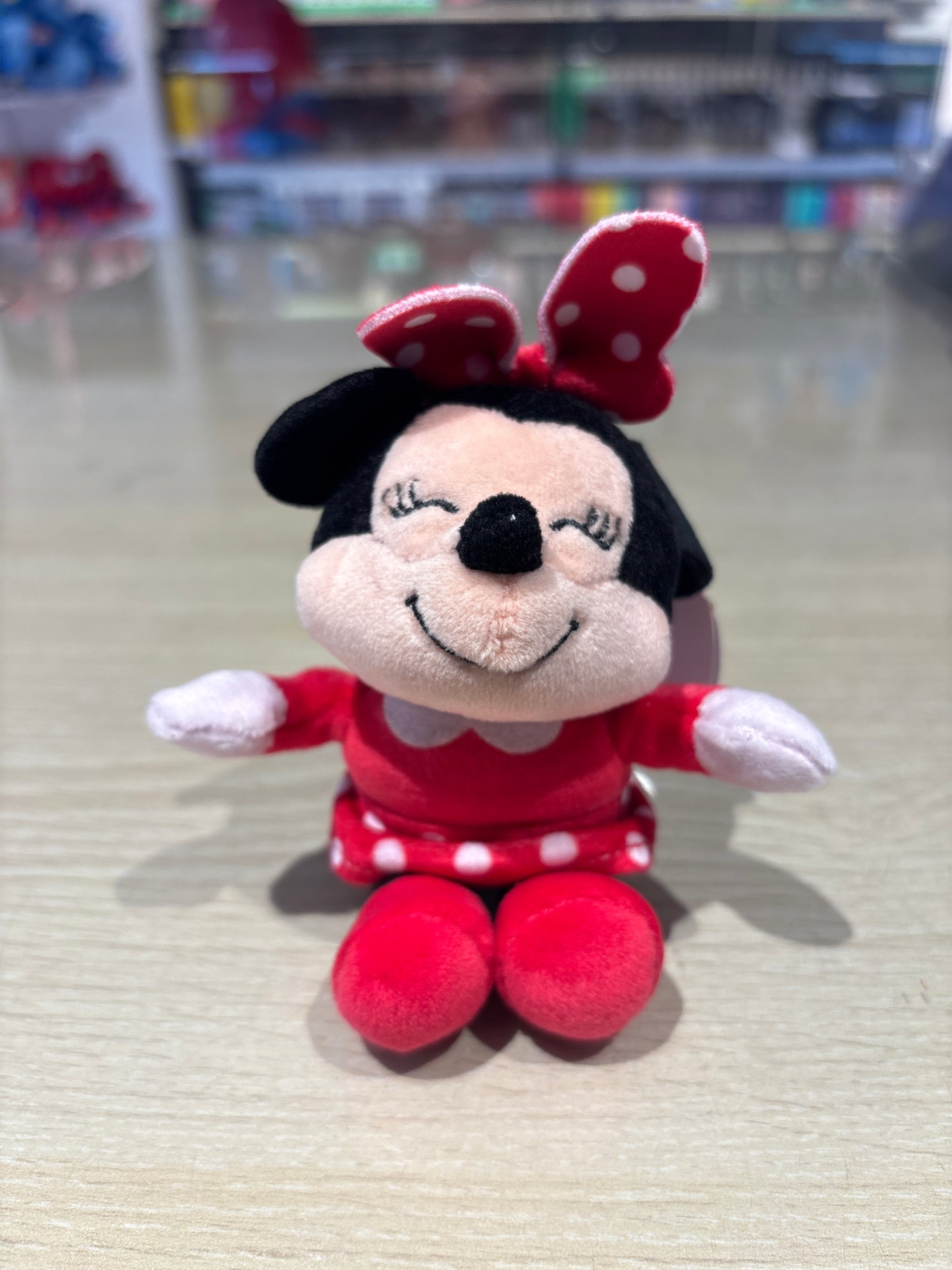 TY Beanie Baby Keychain - Minnie Mouse