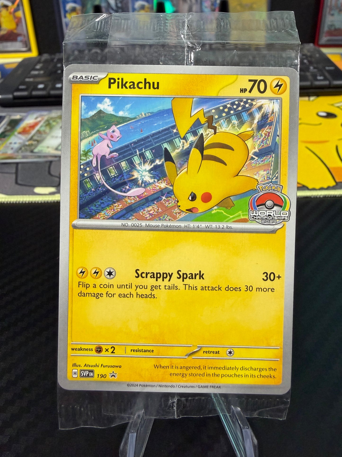 Pikachu - Black Star Promo - 190 - Scarlet & Violet (Sealed)