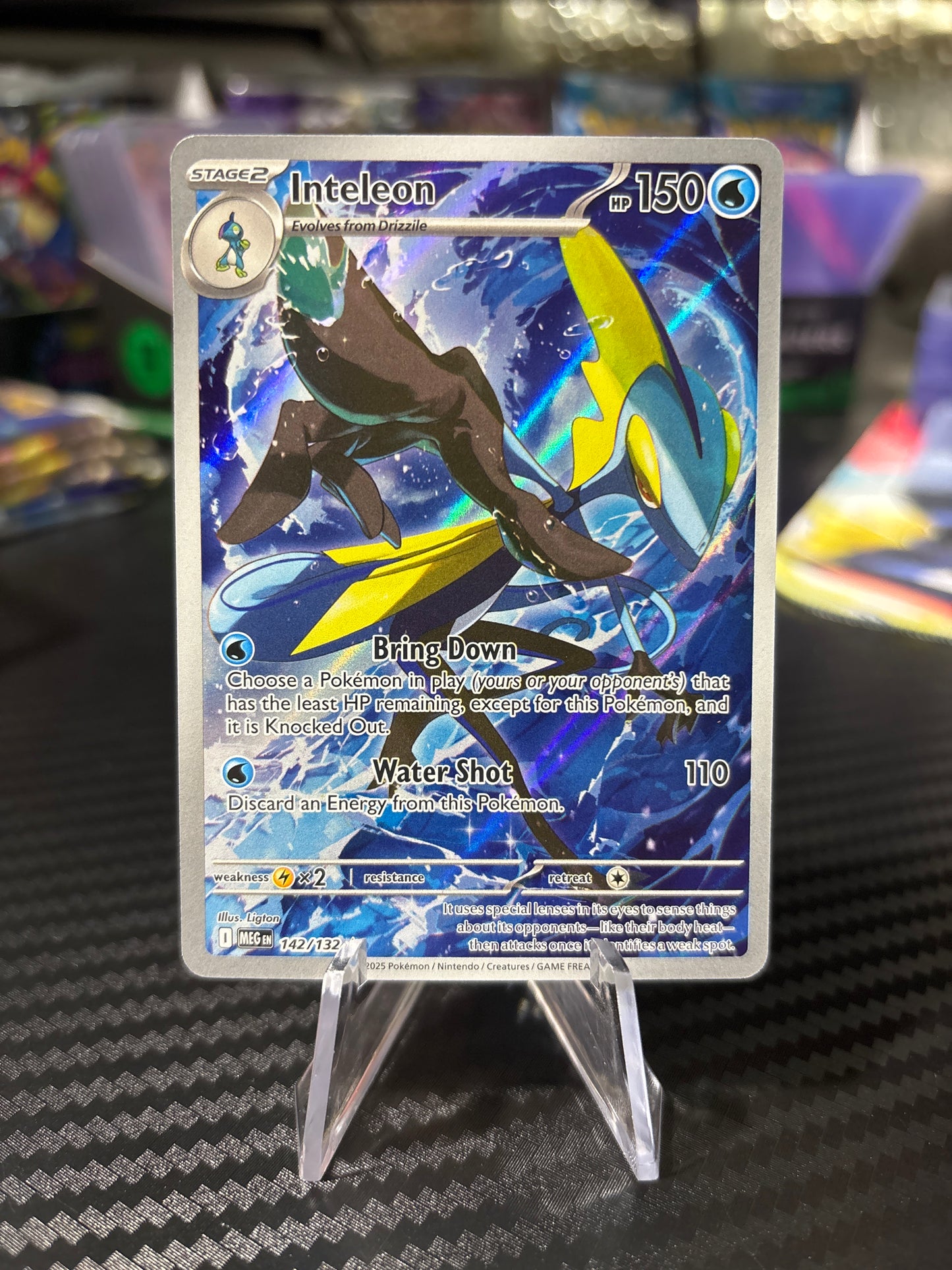 Inteleon - 142/132 - Illustration Rare - Mega Evolution - NM