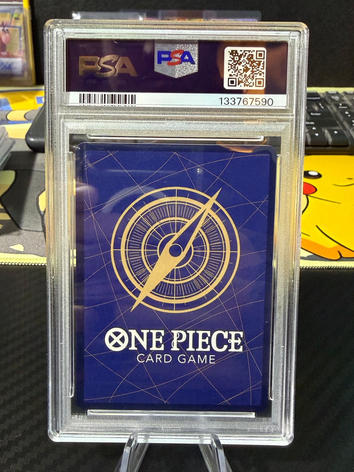 PSA 10 - Silvers Rayleigh - Alt Art Manga - OP08-118 - One Piece OP08 Japanese