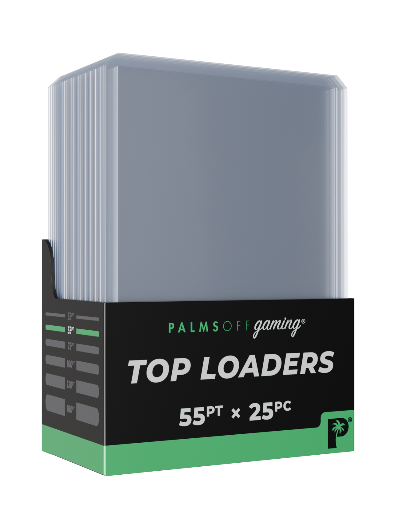 Palms Off Gaming - 55pt Top Loaders - 25 Pack