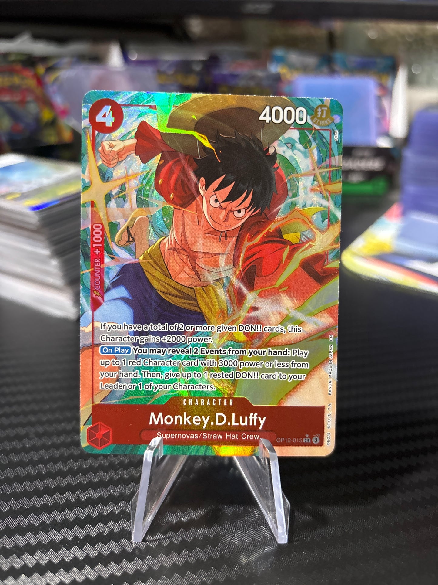 Monkey D Luffy Alt Art #OP12-015