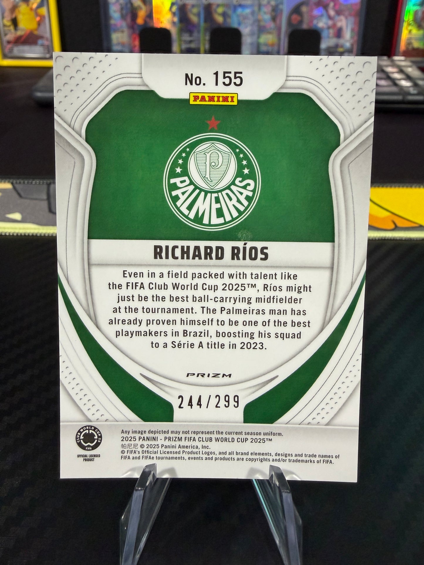 2025 Panini Prizm FIFA World Cup - Richard Rios Rookie /299