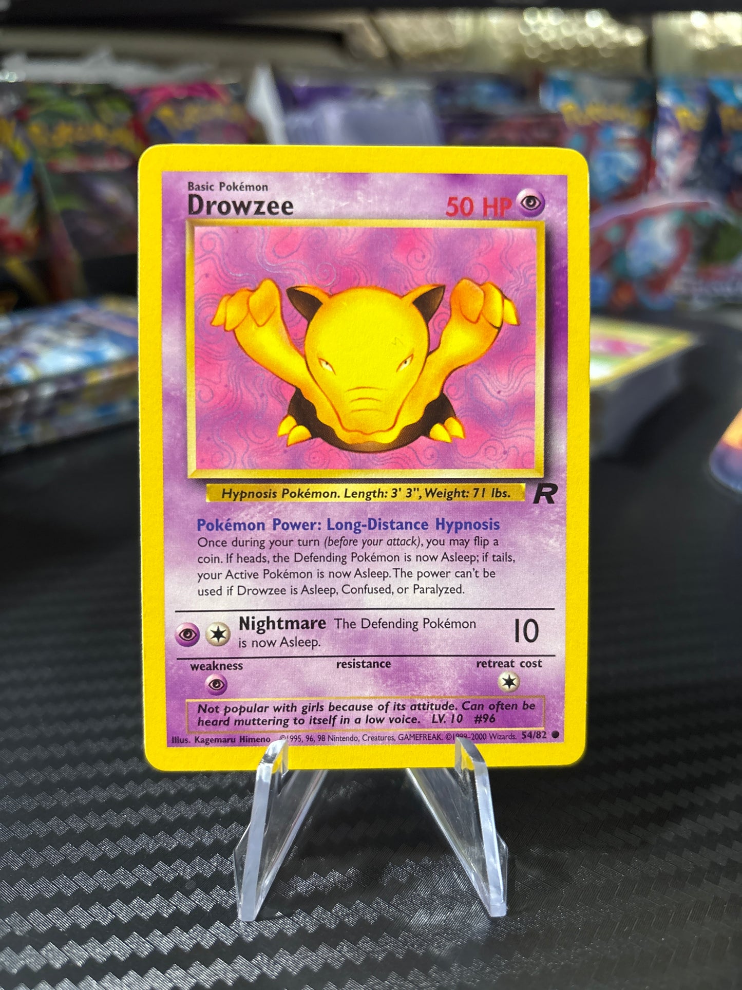 Drowzee Common #54 - Rocket - P