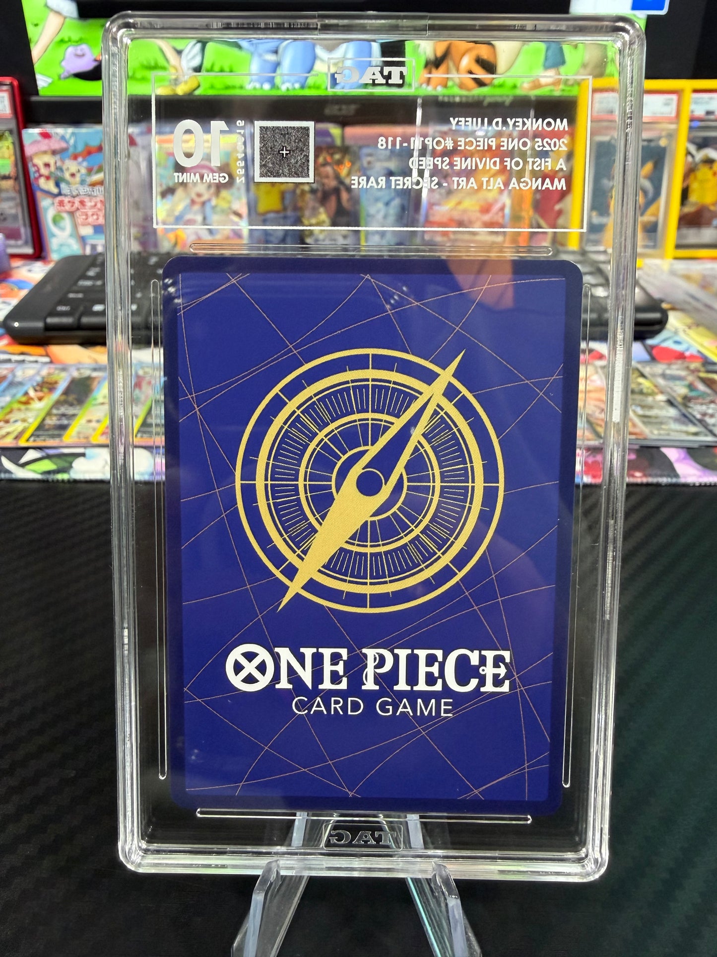 TAG 10 - Monkey D Luffy - OP11-118 - Manga Alt Art - A Fist of Devine Speed