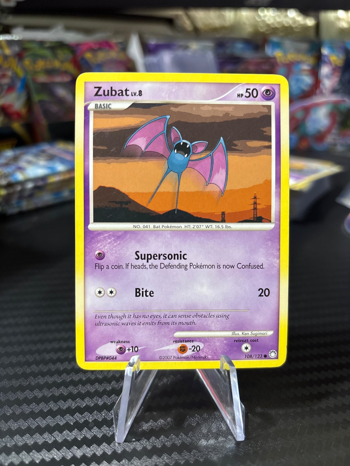 Zubat Common #108 - Mysterious Treasures - P