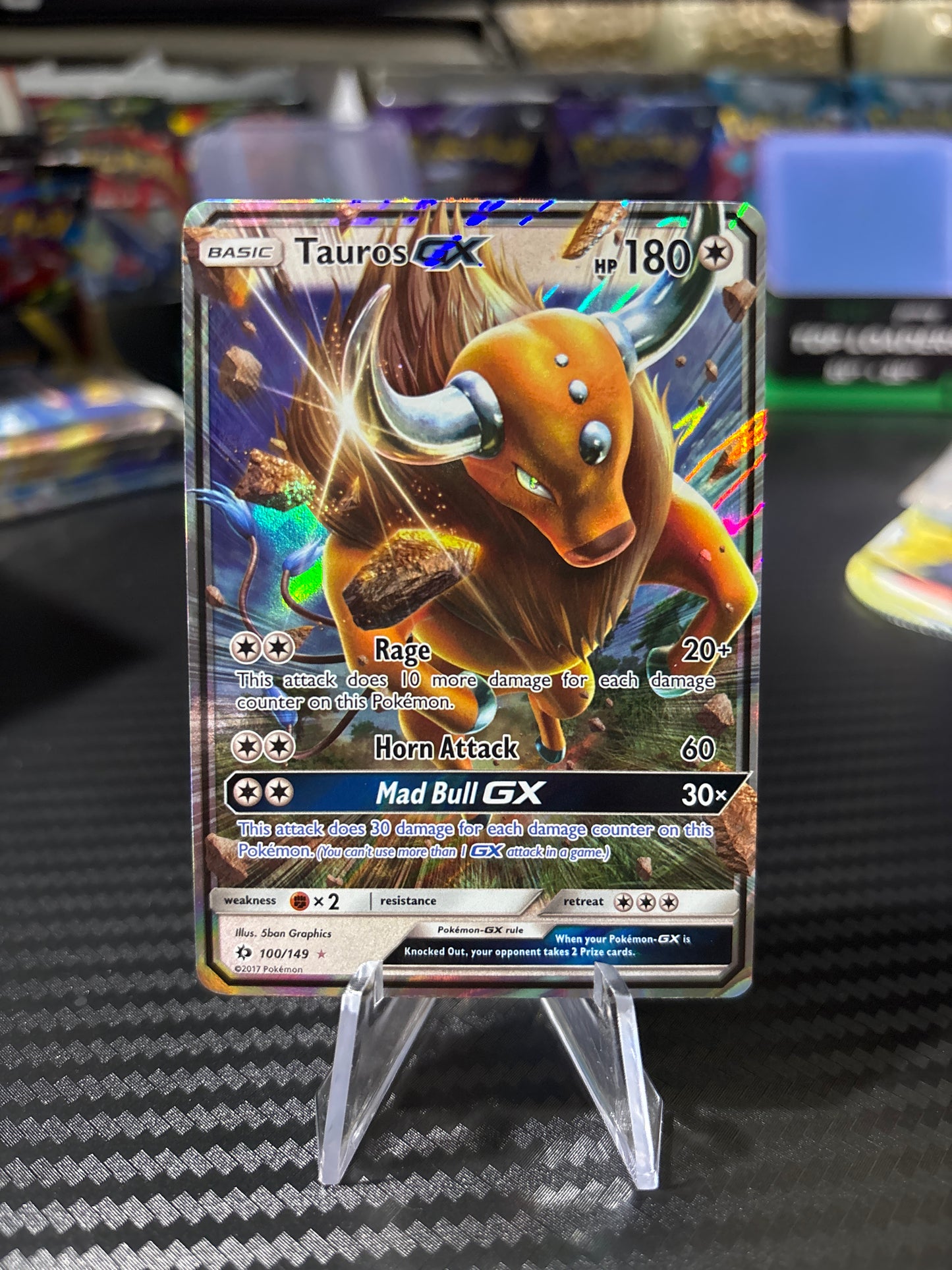 Tauros GX #100 - Sun & Moon
