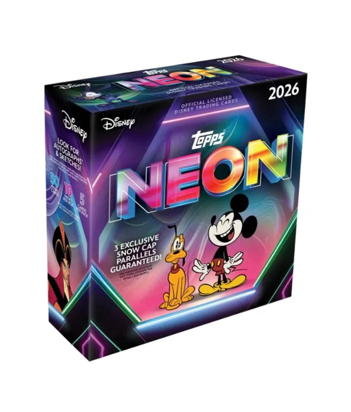2026 Topps Disney Neon Mega Box (BOOSTER PACK)
