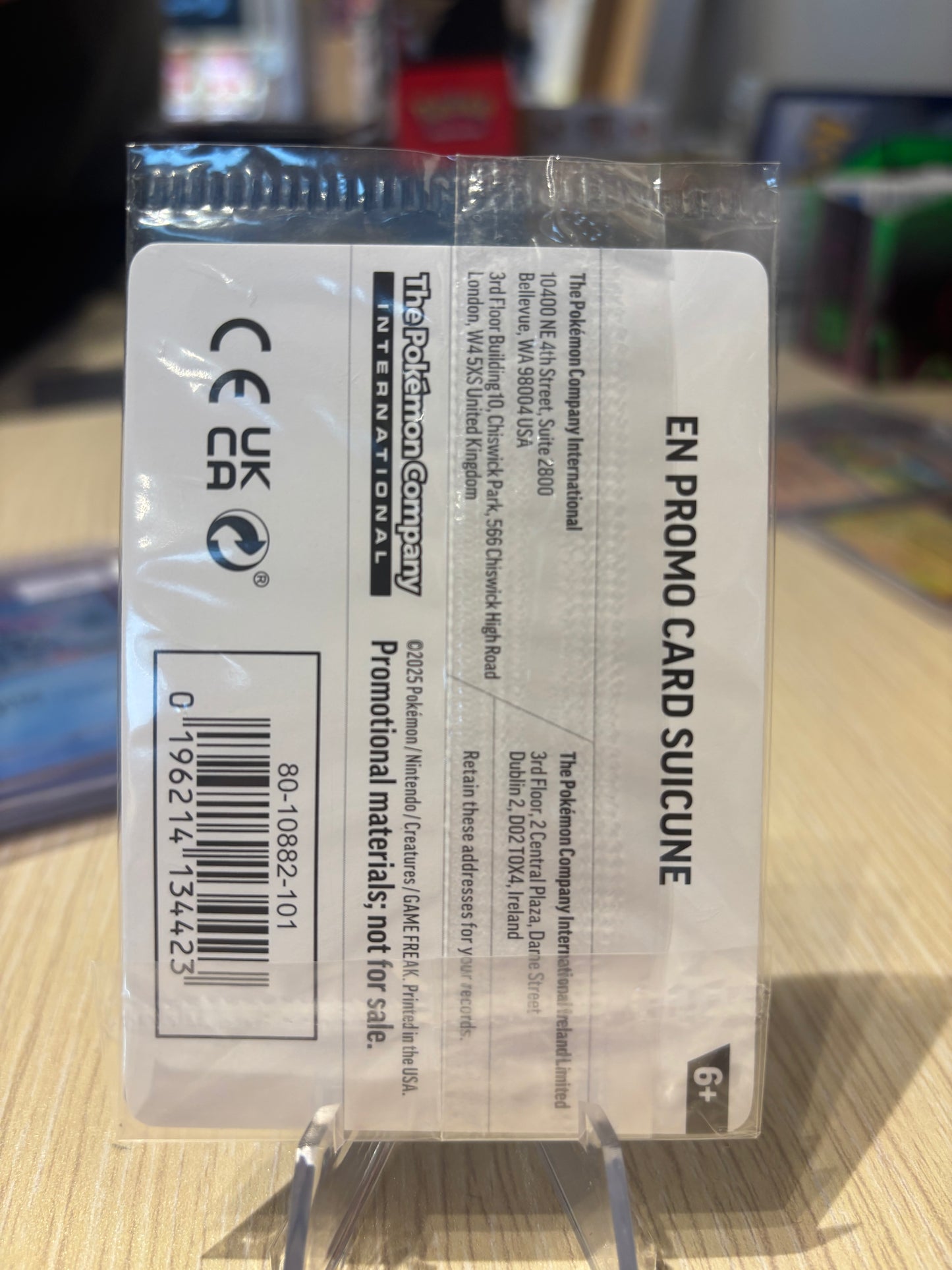 Suicune - EB Games Stamp Promo - Sealed