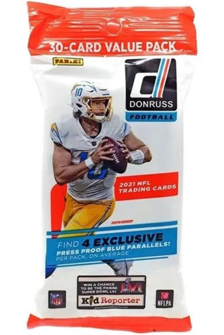 2021 Panini Donruss NFL Fat Pack (30 Cards)