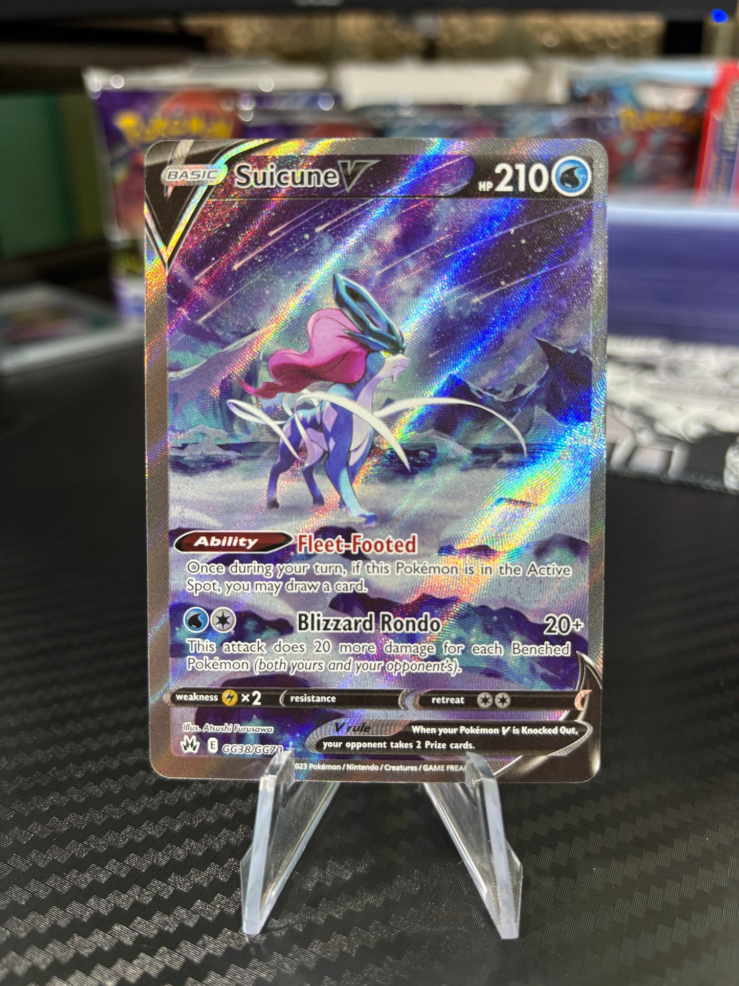 Suicune V #GG38 - Crown Zenith