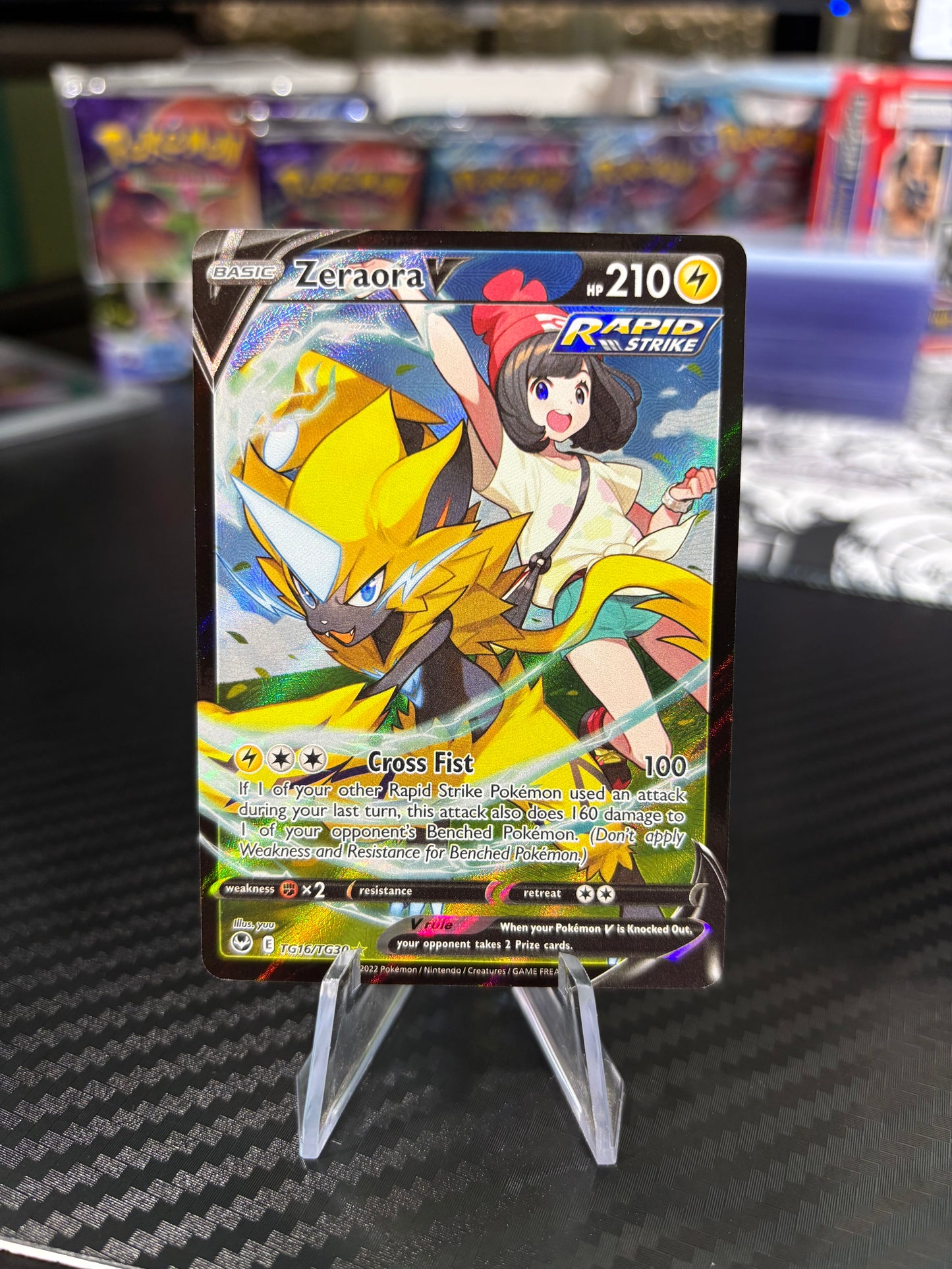 Zeraora V #TG16 - Silver Tempest