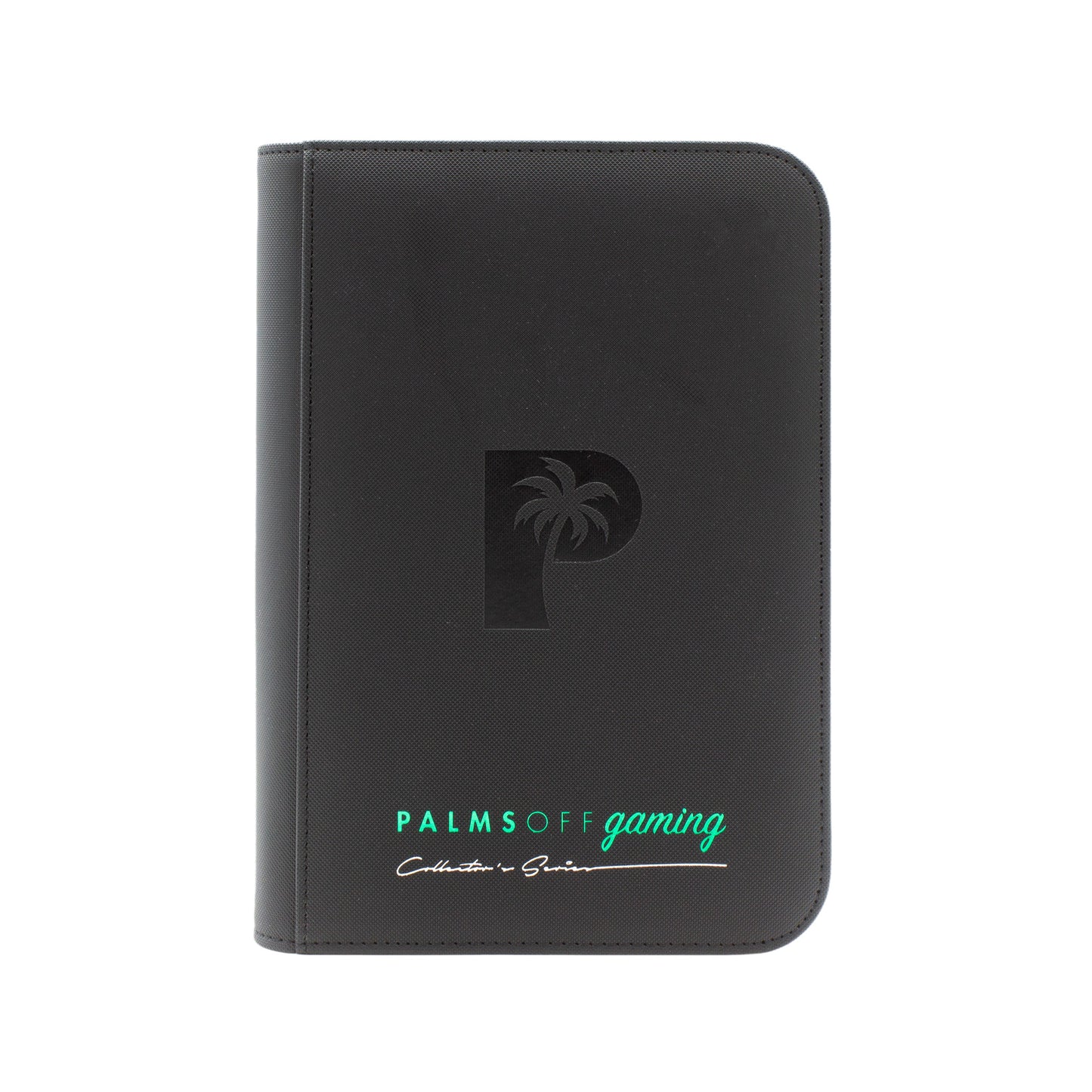 Palms Off Gaming Collectors Series 4 Pocket Zip Binder - 160 Slots - BLACK