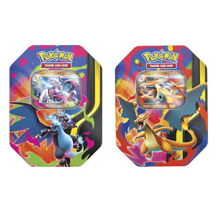 Mega Charizard Ex Tin (Assorted)