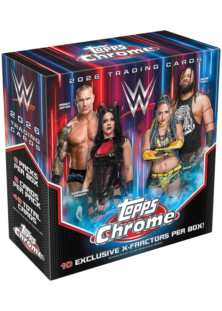 2026 Topps Chrome WWE Mega Box (BOOSTER PACK)