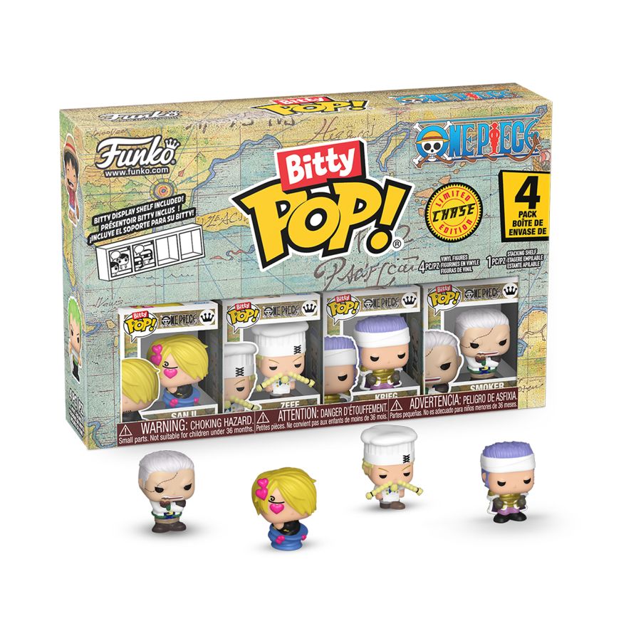 One Piece – Sanji Bitty Pop! 4-Pack