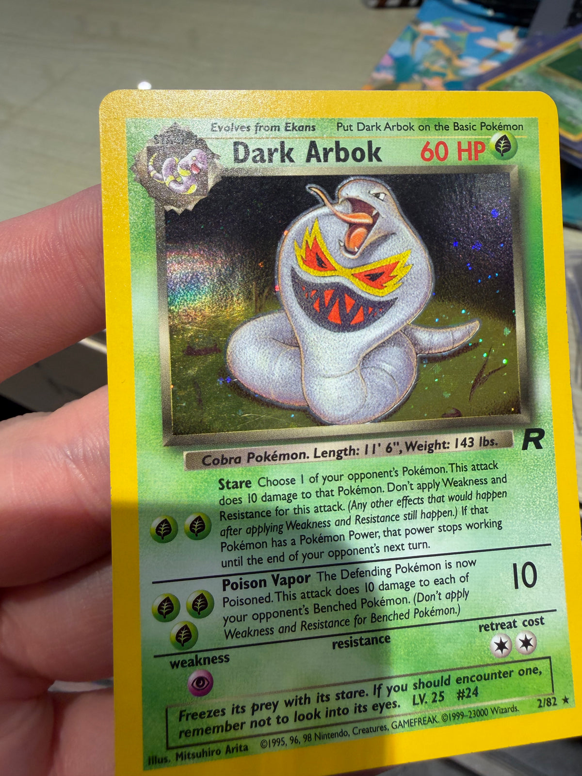Dark Arbok Holo - 2/82 - Rocket