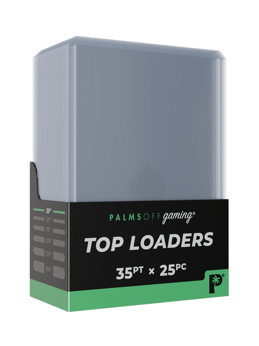 Palms Off Gaming - 35pt Top Loaders - 25 Pack