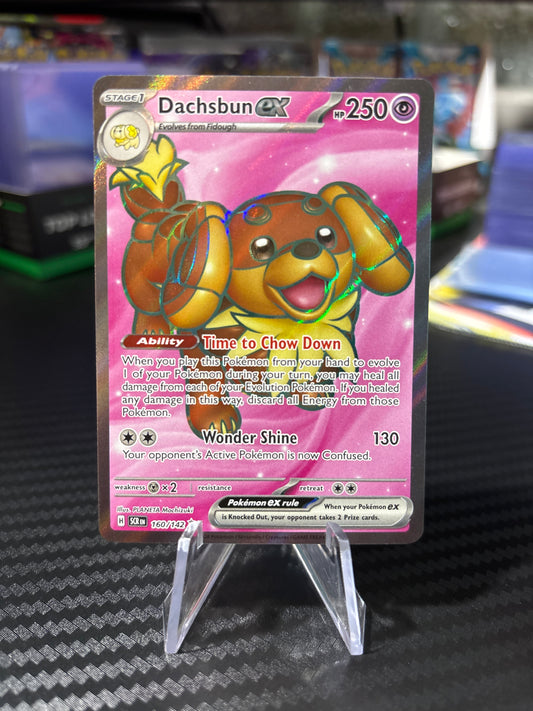 Dachsbun Ex - 160/142 - Full Art - Stellar Crown - NM