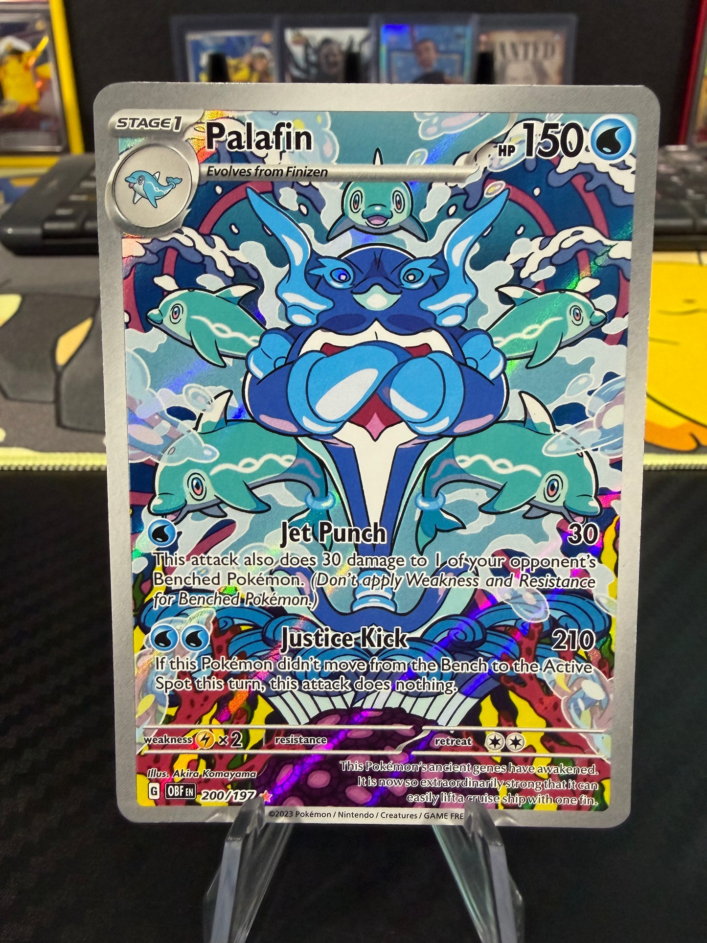 Palafin - 200/197 - Illustration Rare - Obsidian Flames