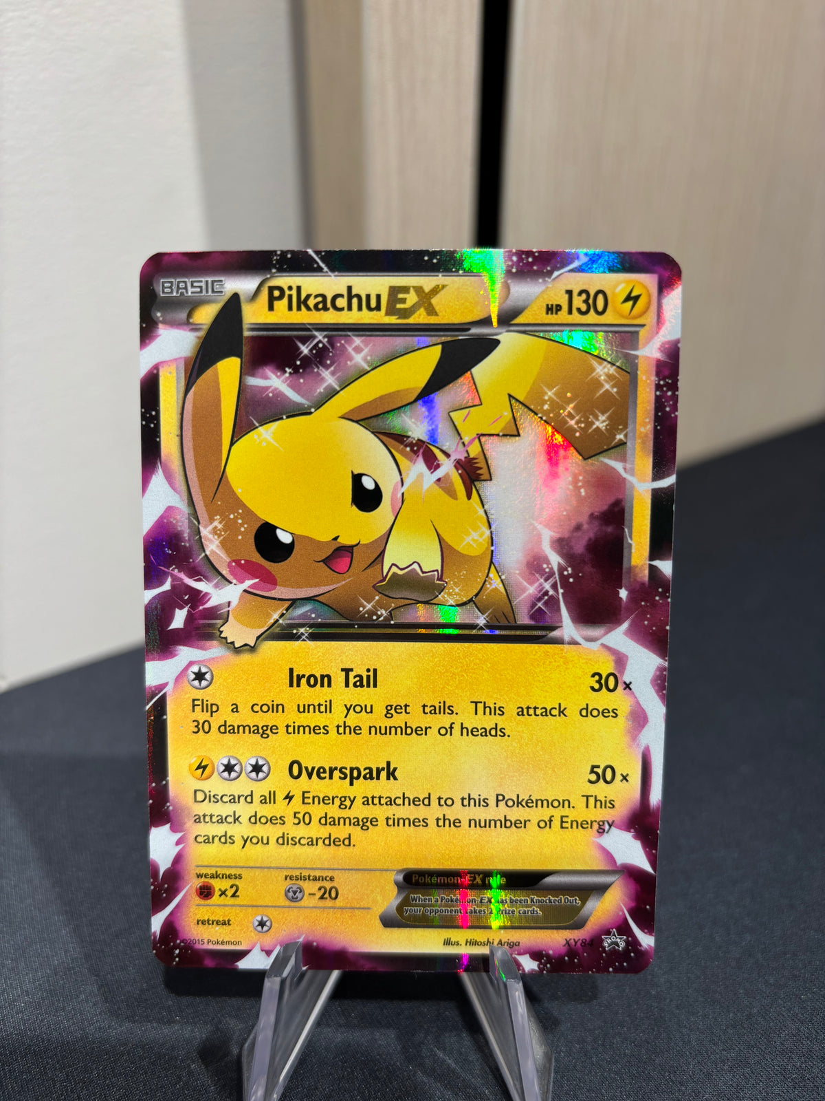 Pikachu EX - XY84 - XY Black Star Promo