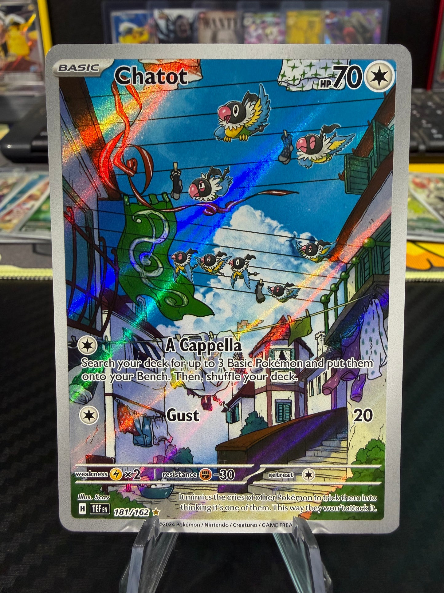 Chatot - 181/162 - Illustration Rare - Temporal Forces