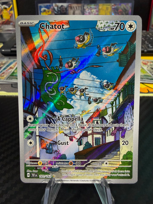 Chatot - 181/162 - Illustration Rare - Temporal Forces