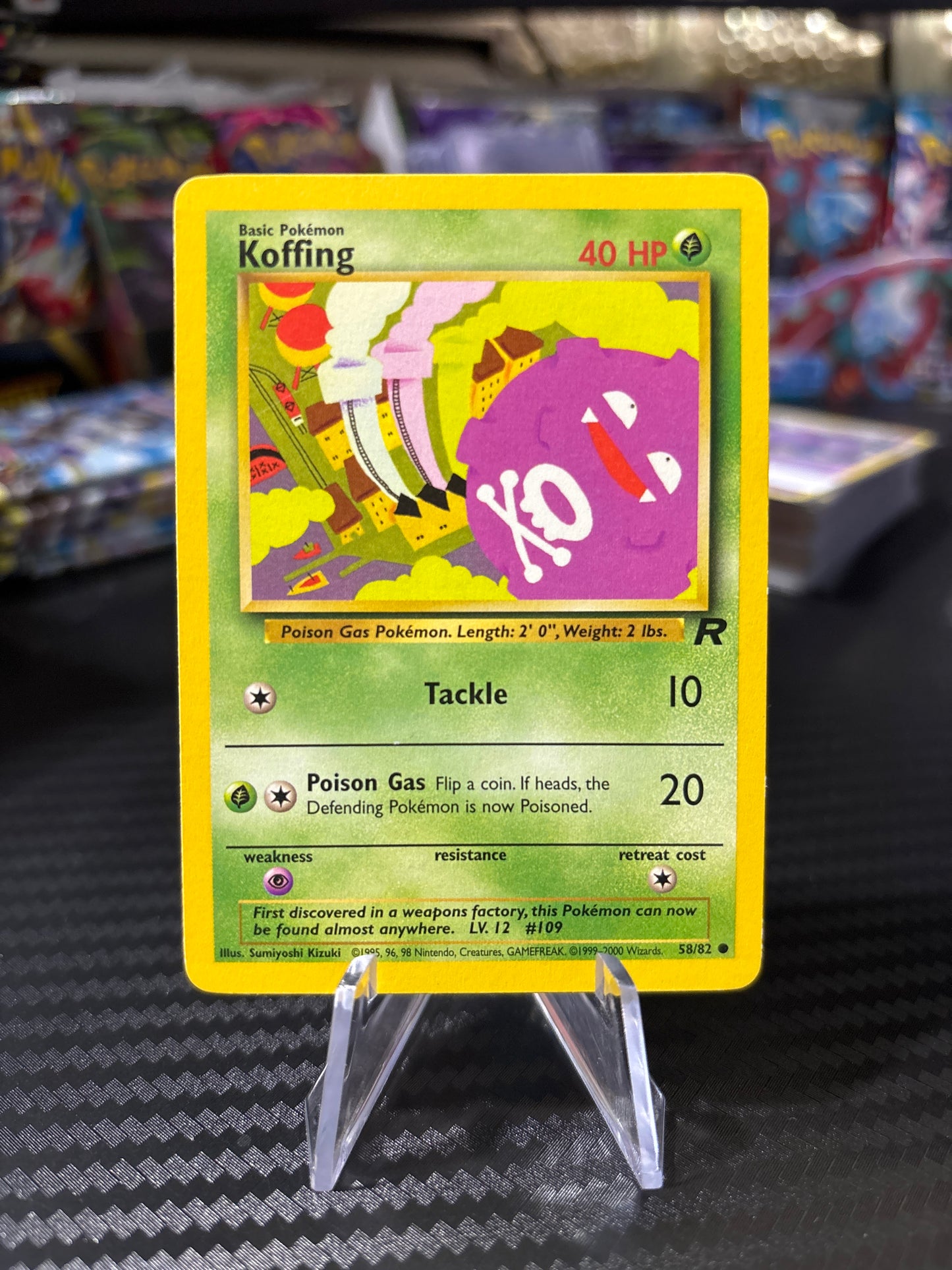 Koffing Common #58 - Rocket - MP