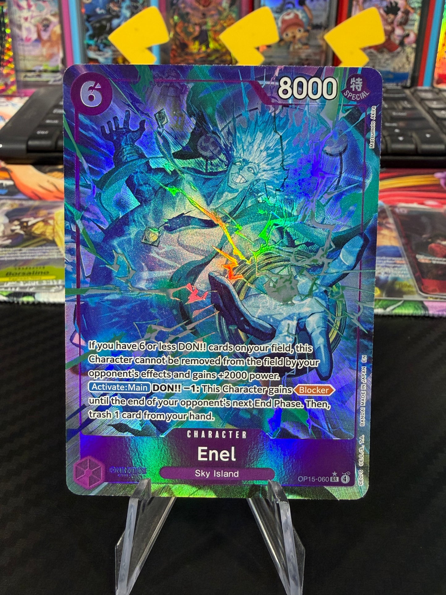 Enel - OP15-060 - Alternate Art - Adventure On Kami’s Island- NM