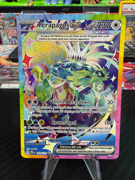 Terapagos Ex - 169/131 - Special Illustration Rare - Prismatic Evolutions - NM