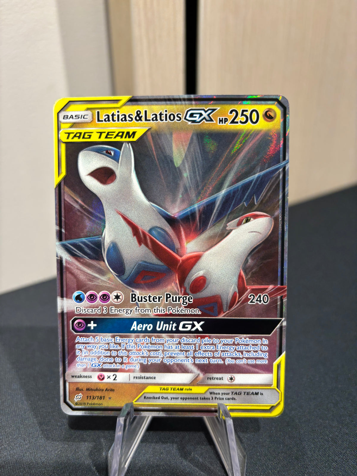 Latias & Latios GX - 113/181 - Sun & Moon Team Up