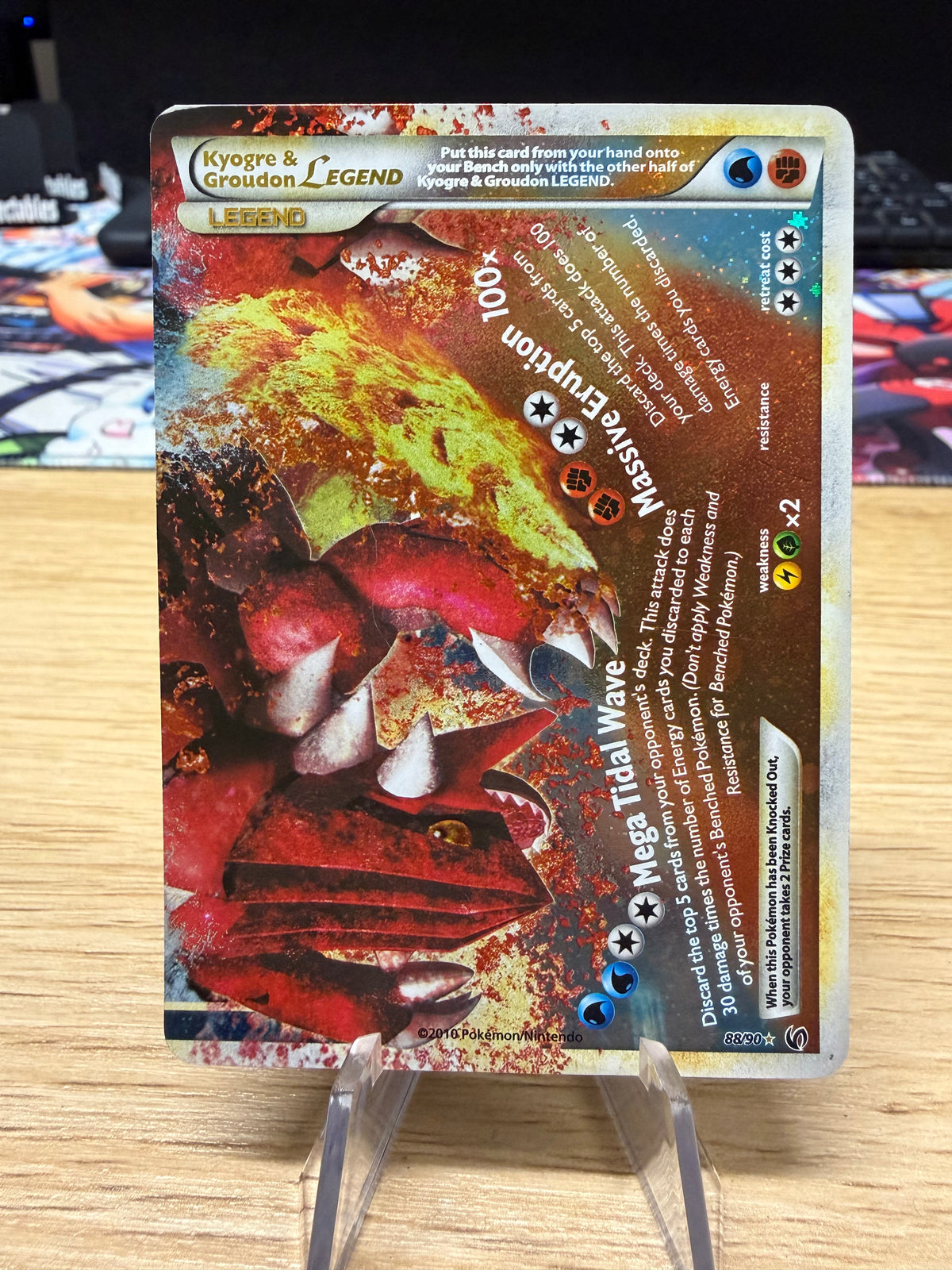 Kyogre & Groudon Legend - 88/90 - HS Undaunted