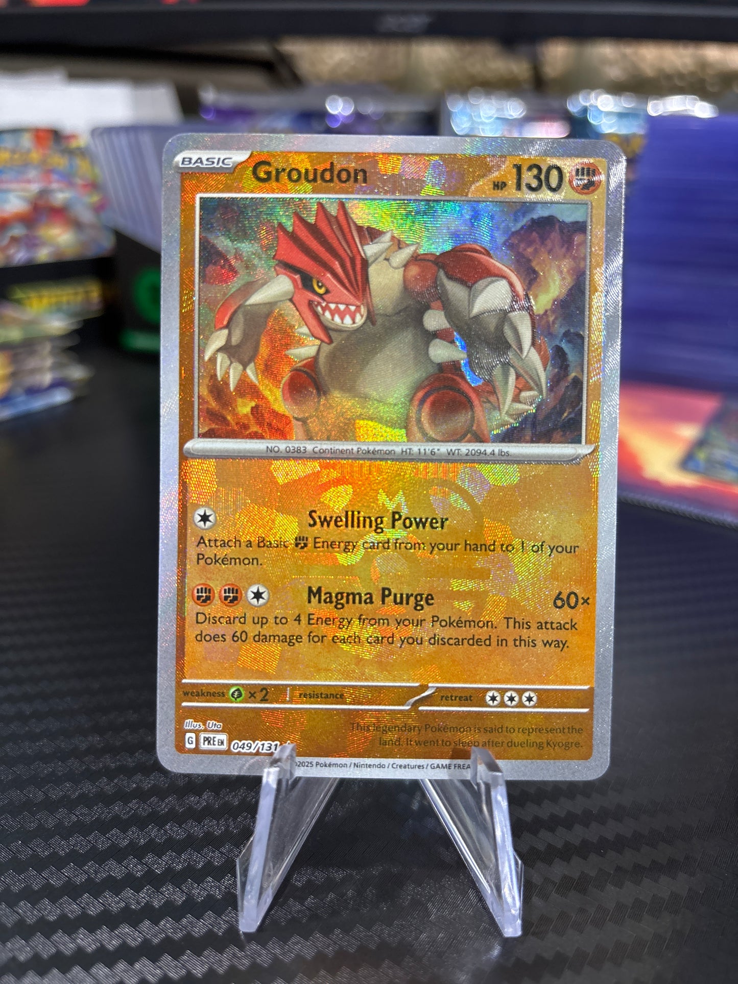 Groudon [Masterball] #49 - Prismatic Evolutions