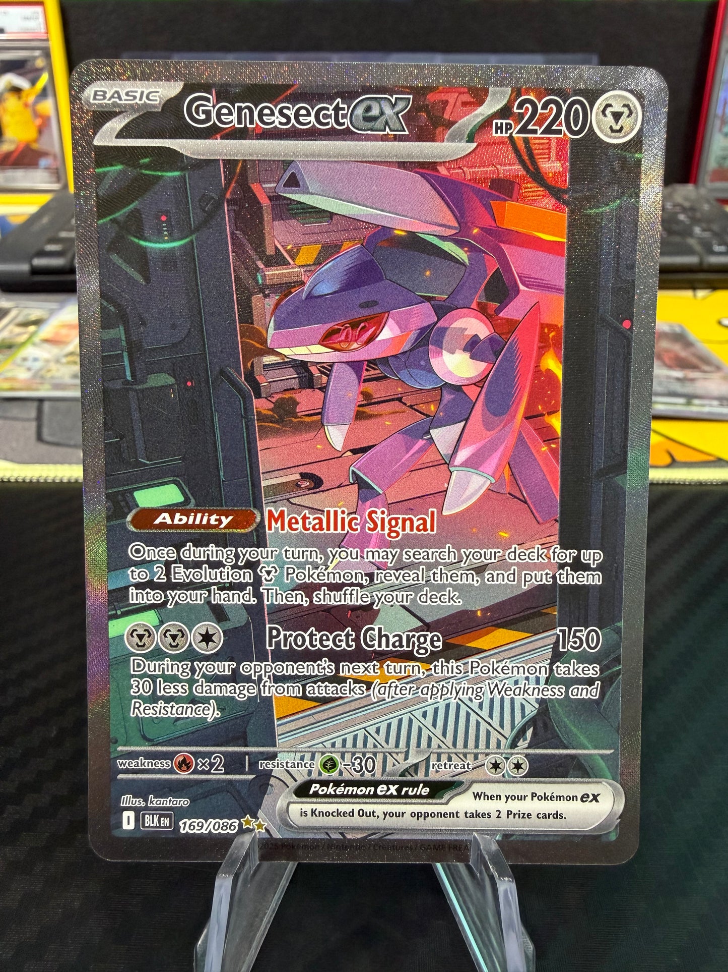 Genesect Ex - 169/086 - Special Illustration Rare - Black Bolt